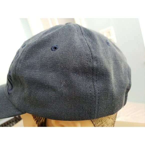 Vintage Baseball Cap Hat - Chicago Bears Strapback Gameday Blue Block Script - Picture 5 of 10